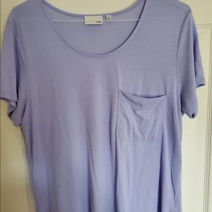 Wilfred Free lilac long short sleeve shirt